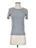 Lucky Brand Tweed Gray Short Sleeve Turtleneck Size S - photo 1