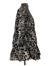 Cinq à Sept 100% Polyester Paisley Gray Casual Dress Size 4 - photo 4