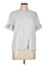 Ann Taylor LOFT Gray Short Sleeve Top Size L - photo 1