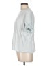 Ann Taylor LOFT Gray Short Sleeve Top Size L - photo 5