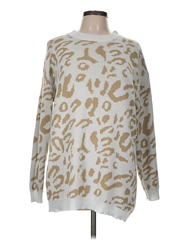 Pre-owned Ecowish Pullover Sweater In Ivory