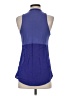 Splendid Blue Sleeveless Button-Down Shirt Size XS - photo 2