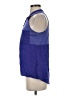 Splendid Blue Sleeveless Button-Down Shirt Size XS - photo 5