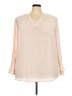 Ava & Viv 100% Polyester Ivory Long Sleeve Blouse Size 2X - photo 1