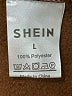 Shein 100% Polyester Brown Pullover Sweater Size L - photo 7