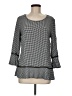 Relativity 100% Rayon Gray 3/4 Sleeve Blouse Size M - photo 1