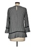 Relativity 100% Rayon Gray 3/4 Sleeve Blouse Size M - photo 2