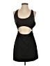 Silence and Noise Solid Black Cocktail Dress Size S - photo 1