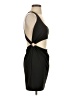 Silence and Noise Solid Black Cocktail Dress Size S - photo 4