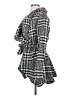 Hyfve 100% Polyester Houndstooth Gray Coat Size S - photo 5