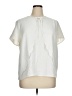 CeCe 100% Polyester Ivory Short Sleeve Blouse Size XL - photo 1