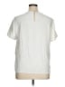 CeCe 100% Polyester Ivory Short Sleeve Blouse Size XL - photo 2