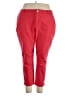Cj Banks 100% Spandex Red Jeggings Size 22 - photo 1