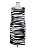 Kasper Graphic Black Casual Dress Size 18 - photo 1