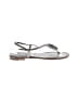Manolo Blahnik Silver Gold Sandals Size EU 39 - photo 1