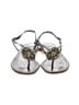 Manolo Blahnik Silver Gold Sandals Size EU 39 - photo 2