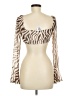 Princess Polly Brown Long Sleeve Blouse Size 6 - photo 2