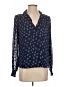 Les Serein Blue Long Sleeve Blouse Size S - photo 1