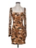 BCX Camo Brown Cocktail Dress Size S - photo 1
