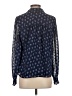 Les Serein Blue Long Sleeve Blouse Size S - photo 2