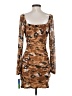BCX Camo Brown Cocktail Dress Size S - photo 2