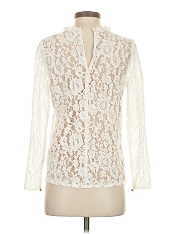 Morning Lavender Long Sleeve Blouse (view 2)