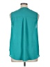 Torrid Teal Sleeveless Blouse Size 1X Plus (1) - photo 2