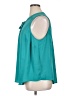 Torrid Teal Sleeveless Blouse Size 1X Plus (1) - photo 5