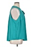 Torrid Teal Sleeveless Blouse Size 1X Plus (1) - photo 4