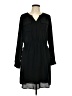 Mossimo Solid Black Casual Dress Size L - photo 1
