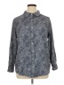 Lands' End Paisley Gray Long Sleeve Button-Down Shirt Size 1X - photo 1