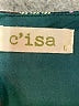 C'isa 100% Polyester Plaid Green Casual Dress Size L - photo 7