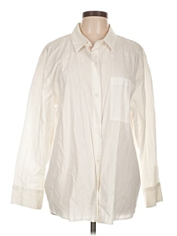 Divided by H&M Long Sleeve Button-Down Shirt (view 1)