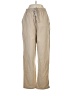 Unbranded Solid Tan Linen Pants Size M - photo 1