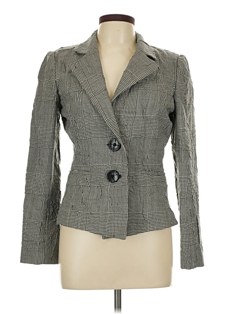 Pre-owned Avenue Montaigne Blazer Jacket In Gray