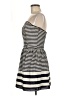 Double Zero 100% Polyester Stripes Black Cocktail Dress Size M - photo 5