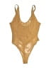 Missguided Gold Tan Bodysuit Size 4 - photo 1