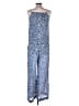 Cool Change 100% Rayon Animal Print Blue Jumpsuit Size Med - Lg - photo 2