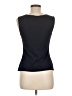 Worthington Black Blue Sleeveless Top Size M - photo 2