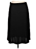 Gap 100% Polyester Solid Black Formal Skirt Size L - photo 2