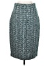 St. John Collection Tweed Teal Wool Skirt Size 4 - photo 1