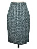 St. John Collection Tweed Teal Wool Skirt Size 4 - photo 2