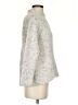 Madewell Metallic Silver Turtleneck Sweater Size S - photo 4