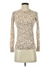 Banana Republic 100% Wool Animal Print Ivory Wool Pullover Sweater Size XXS - photo 1