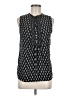 Ann Taylor LOFT 100% Polyester Black Sleeveless Blouse Size M - photo 1