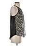 Chloe K 100% Polyester Gray Sleeveless Blouse Size S - photo 4