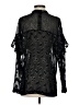 BCBGMAXAZRIA Black Long Sleeve Blouse Size S - photo 2