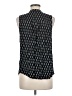 Ann Taylor LOFT 100% Polyester Black Sleeveless Blouse Size M - photo 2
