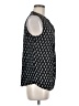 Ann Taylor LOFT 100% Polyester Black Sleeveless Blouse Size M - photo 4