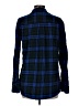 Express Plaid Blue Long Sleeve Button-Down Shirt Size M - photo 2
